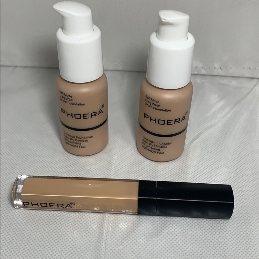 Phoera Foundations & Concealer Bundle